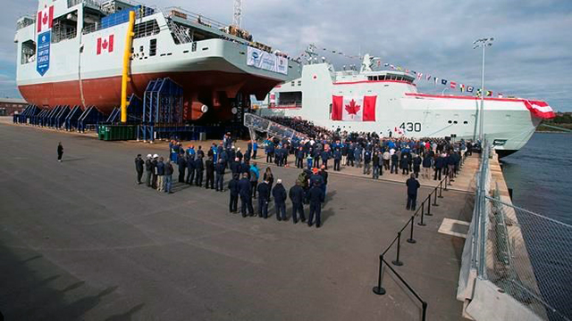 Canada lead Arctic Patrol Ship HMCS Harry DeWolf